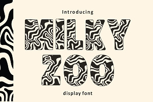 Milky Zoo, a Symbol Font by Fourteen Letter