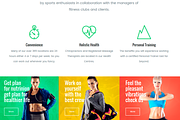 Fitness & Club WordPress Theme, a WordPress Template by Visualmodo (Thumbnail 3 of 17)