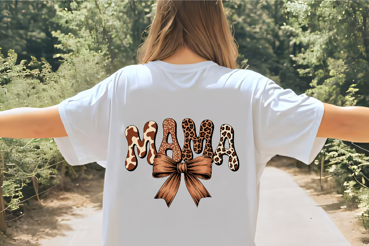 Mama leopard cow print bow mothers, an Illustration by CrexoraLab (Photo 3 of 4)