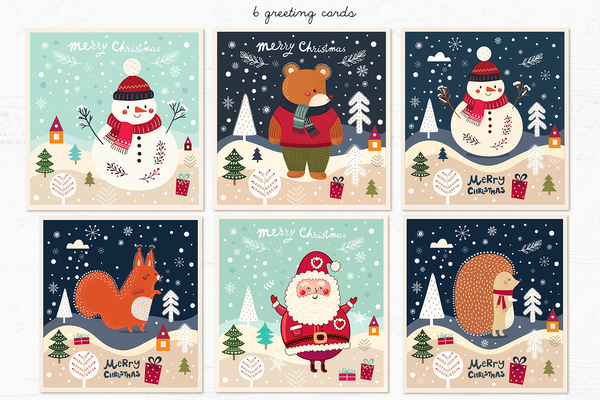 Big Christmas Bundle, an Animal Illustration by MoleskoStudio (Photo 8 of 11)