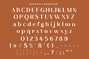 Bufagis - Stylish Sans Font, a Sans Serif Font by RagamKata (Thumbnail 8 of 10)