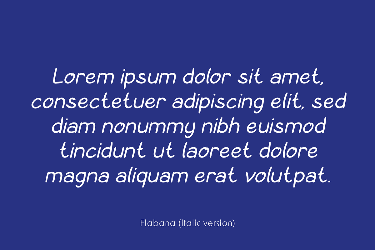 Flabana - Bubble Handwritten Font, a Handwritten Font by Pikgura (Photo 4 of 5)