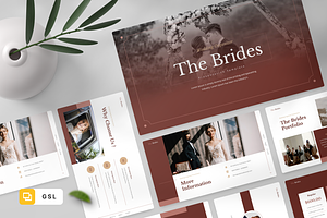The Brides Organizer Google Slide, a Presentation Template by GraphauseProject