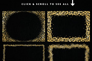 Gold Glitter Overlay Frames Borders, a Texture Graphic by Nifty Template Studio (Thumbnail 7 of 9)