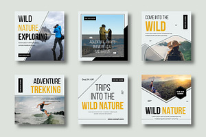Adventure and Nature Social Media, a Social Media Template by MightyDesign
