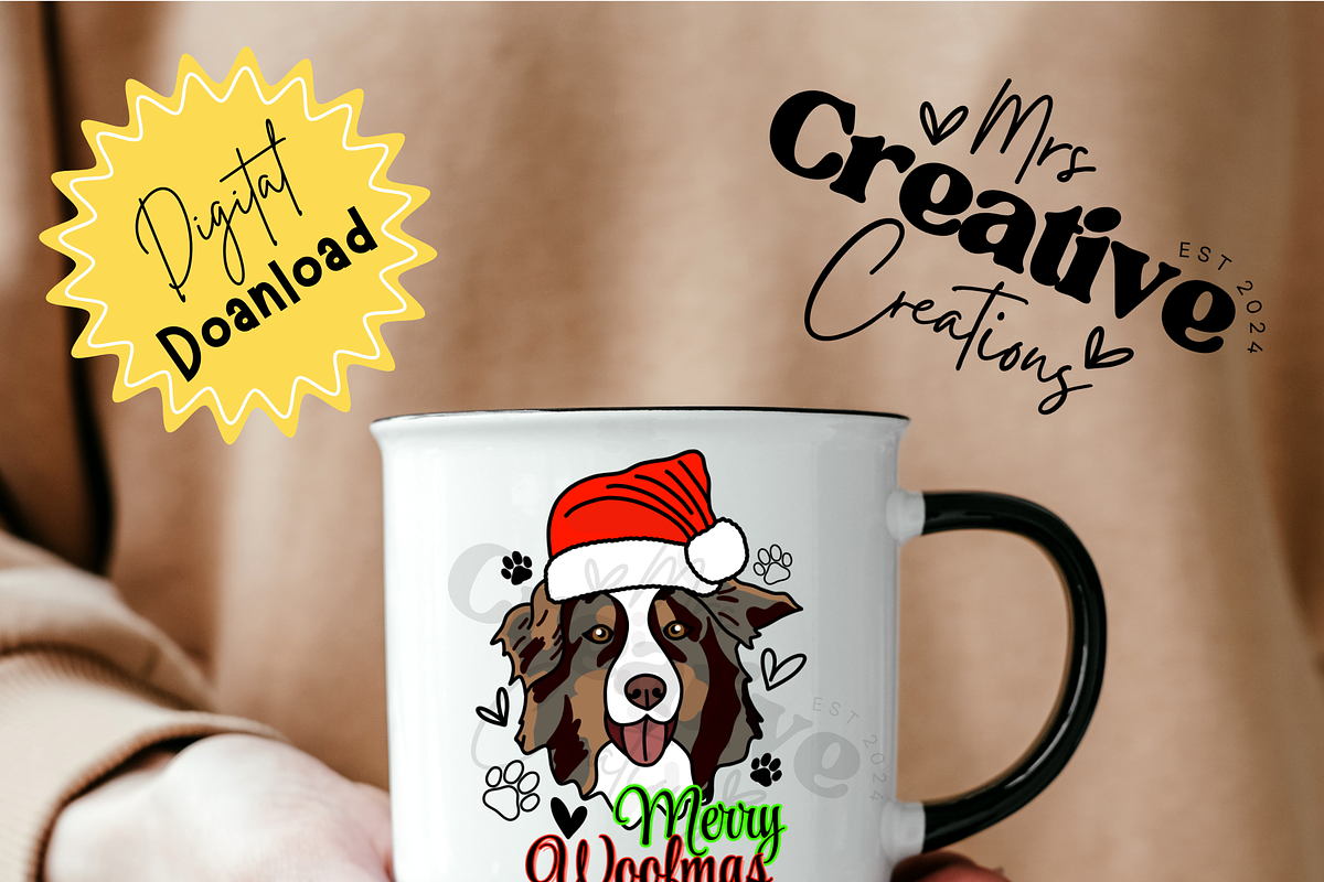 Christmas Dog Breeds Bundle Clipart, a Graphic by Mrs. Creative Creations (Photo 2 of 8)