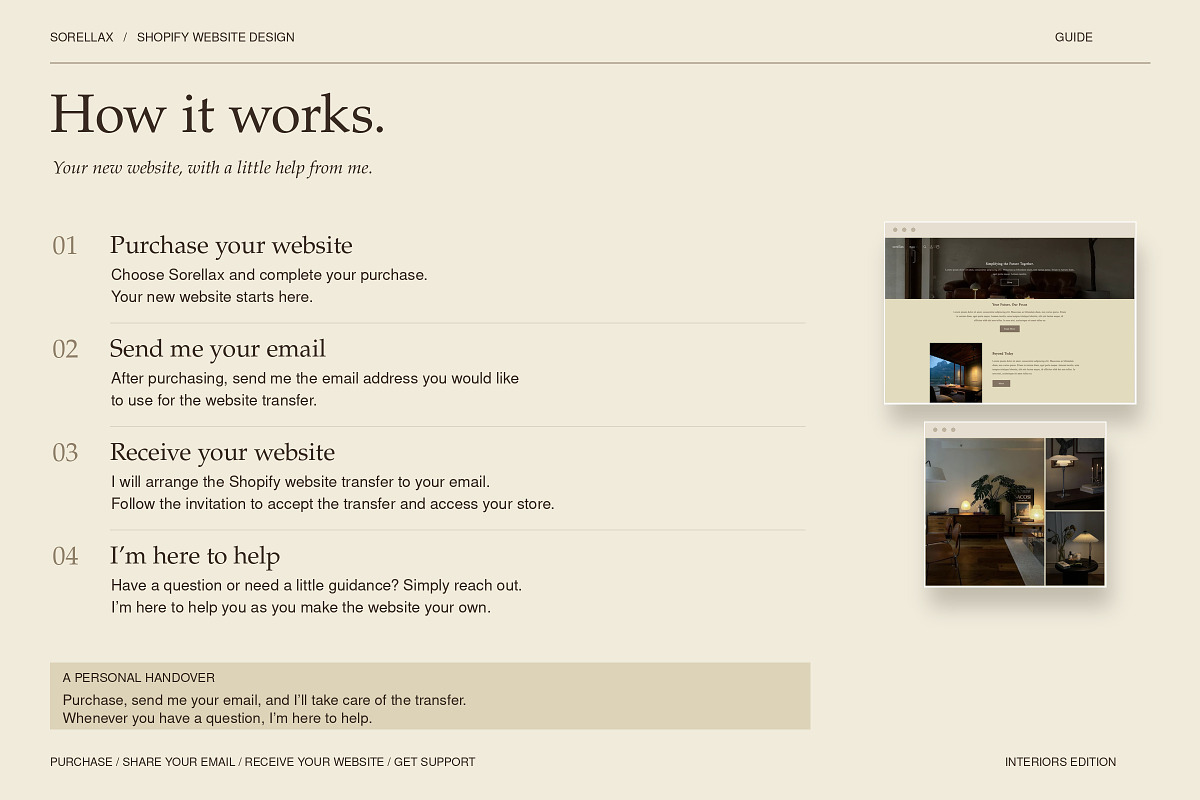 Shopify Theme for Interiors, a Shopify Template by Layl Atelier (Photo 8 of 8)