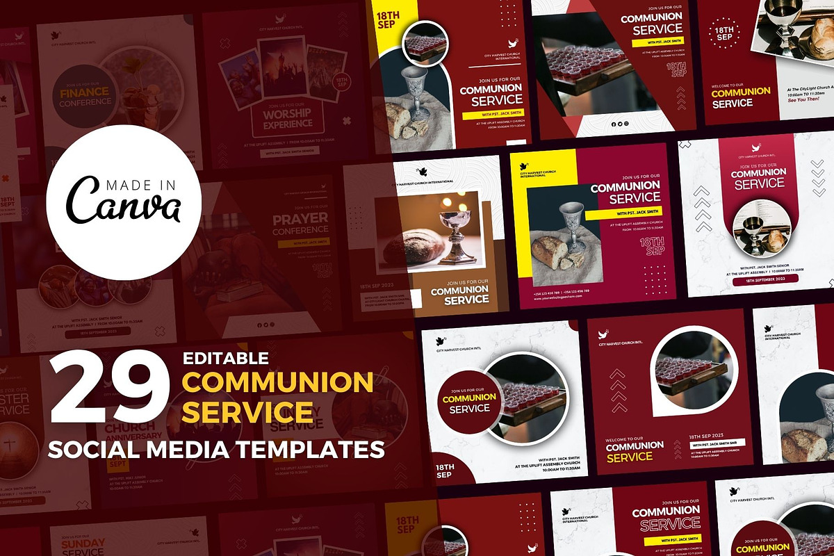 270+ Premium Church Flyer Bundle, a Social Media Template by MK Creatives (Photo 9 of 12)
