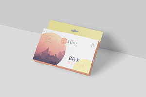 Box Mockup - Wide Slim Rectangle