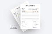 Printable order form canva/photoshop, a Templates & Theme by Axpand (Thumbnail 4 of 7)