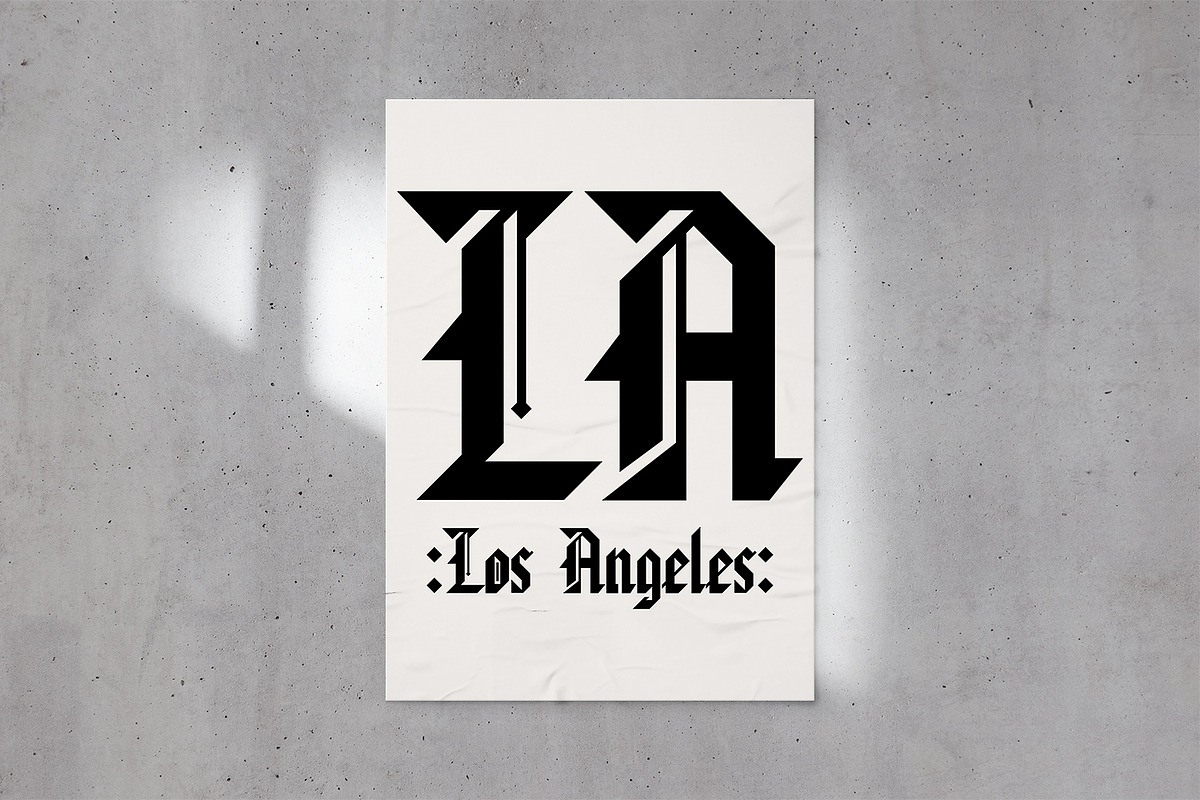 Americano Sharp Font, a Font by Moreno Art Company (Photo 3 of 6)