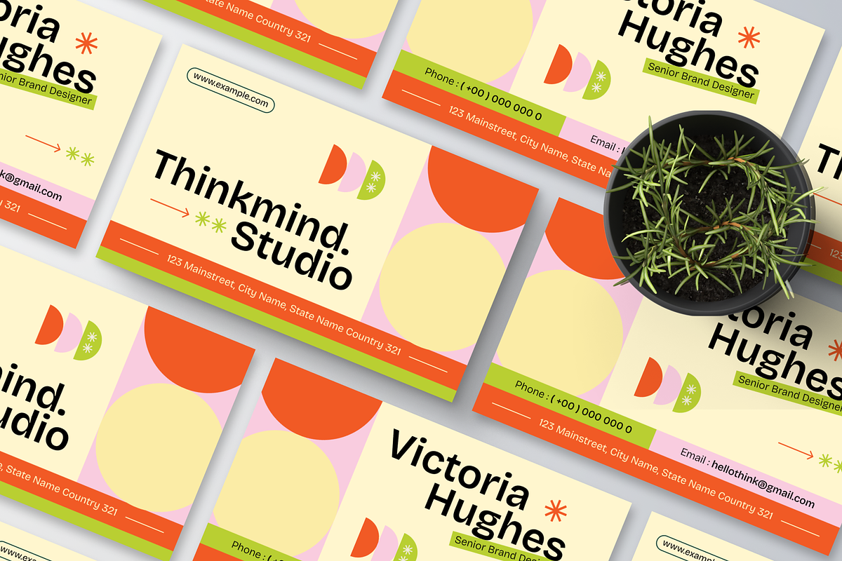 Creative Brand Agency Business Card, a Business Card Template by Annora Studio (Photo 5 of 6)