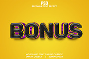 Bonus 3d Editable Psd Text Effect, a Layer Style Add-On by bdrobin (Thumbnail 2 of 2)