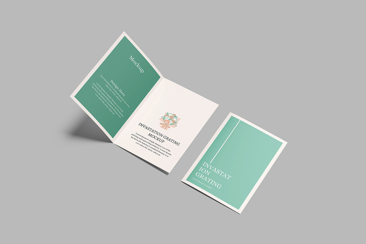 Invitation & Greeting Card Mockups, a Print Template by Difa Design (Photo 11 of 11)