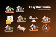 Real Estate 3D Icon Pack, a 3D by Home Studio (Thumbnail 6 of 6)