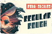 Space Journey Display Font, a Sans Serif Font by JumboDesign (Thumbnail 5 of 6)