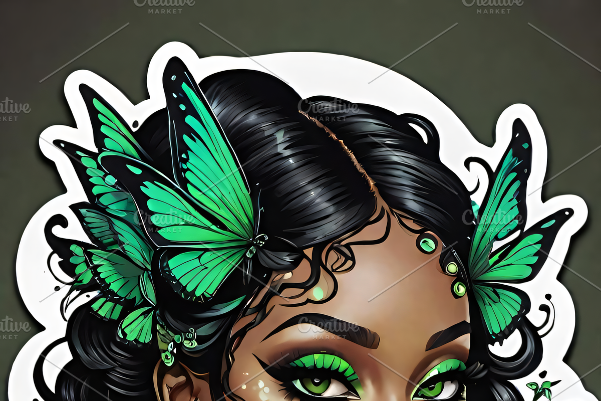 Verdant Veil:Emerald Fairy Portraits, an Illustration by ETARA by Mea Hau (Photo 4 of 7)