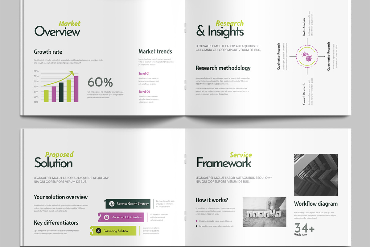 Clean White Paper Design Template, a Brochure Template by MightyDesign (Photo 4 of 8)