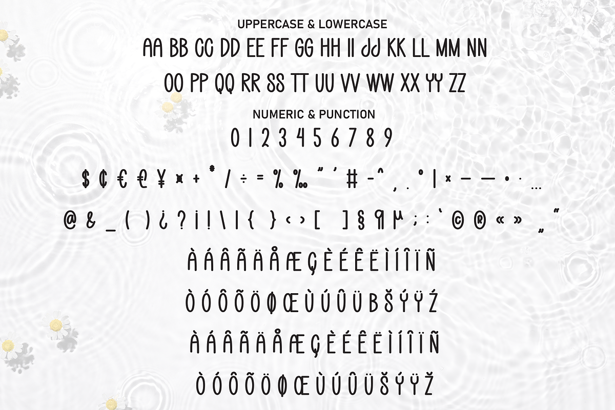 Sparkle Water | Script Font, a Script Font by Scratchones (Photo 7 of 8)