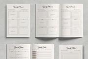 Yearly Planner Template Layout, a Stationery Template by MightyDesign (Thumbnail 2 of 6)
