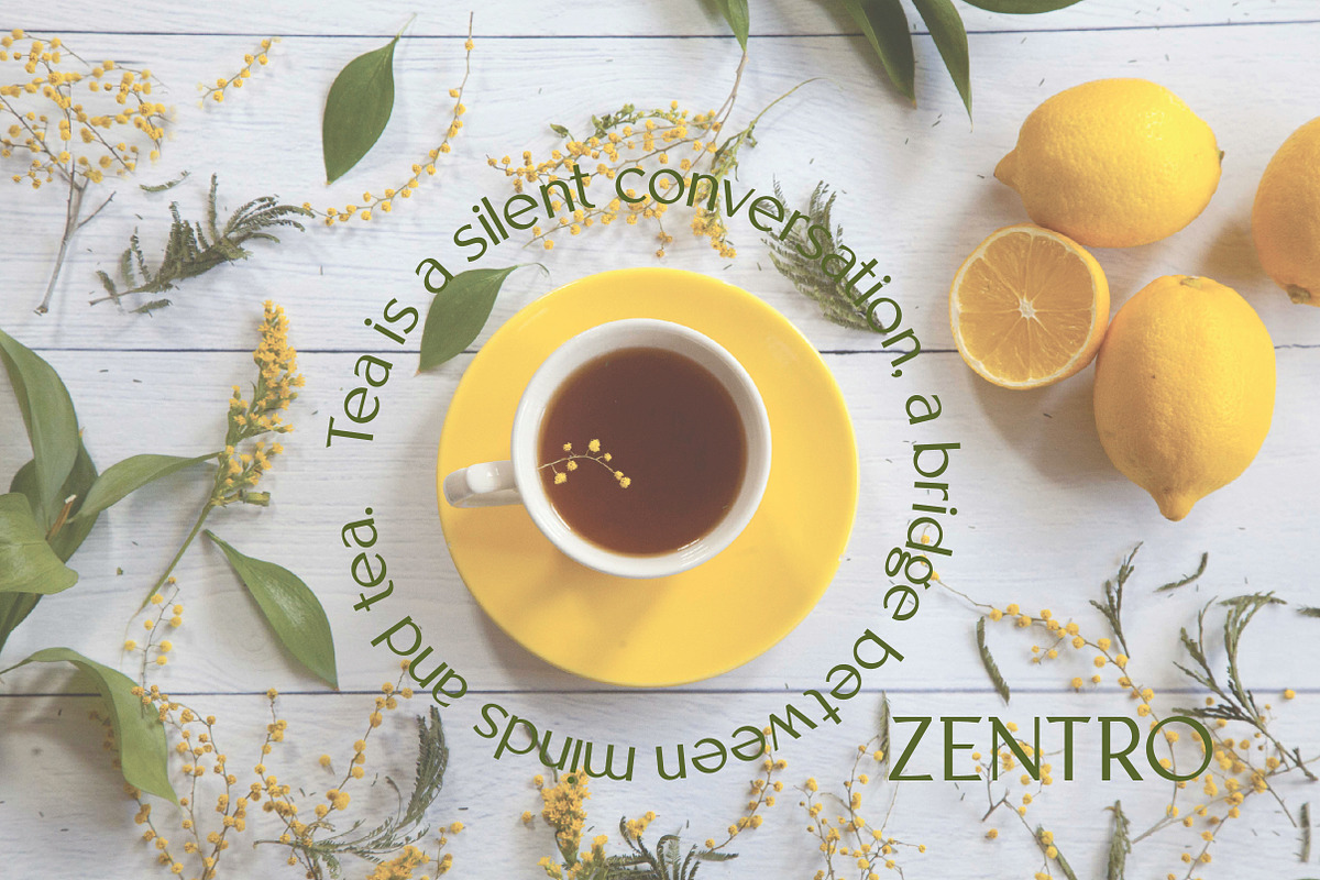 Zentro | Modern Geometric Sans Serif, a Sans Serif Font by Artdez (Photo 2 of 4)