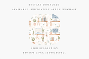 Computer Desk Seamless Pattern, a Decorative Illustration by Pati Charm Studio (Thumbnail 5 of 7)