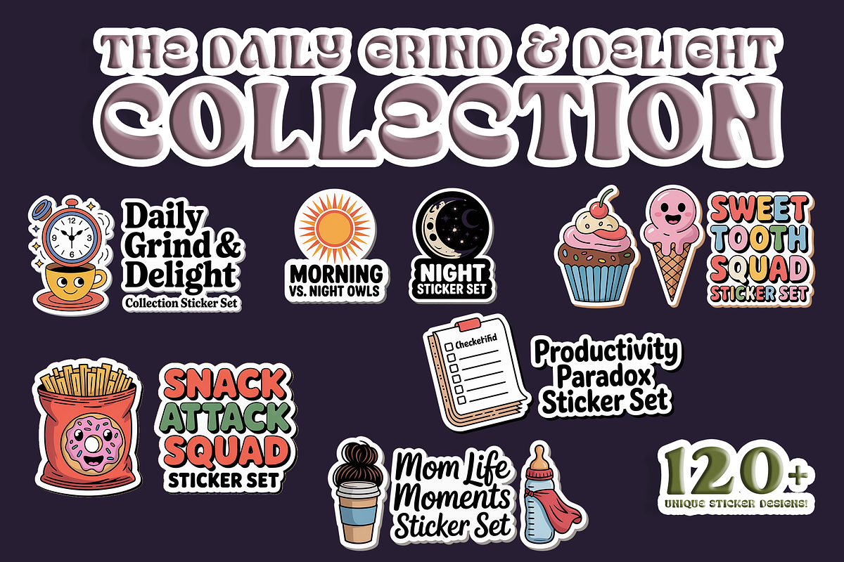 The Grand master Sticker Collection, a Graphic by Jakayla Digital Co (Photo 2 of 6)