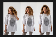 T-Shirt Mock-Up Set, a Shirt Mockup by Freeman Studio (Thumbnail 7 of 18)