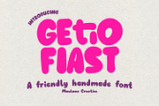 Getio Fiast Friendly Handmade Font, a Handwritten Font by Maulana Creative (Thumbnail 1 of 14)