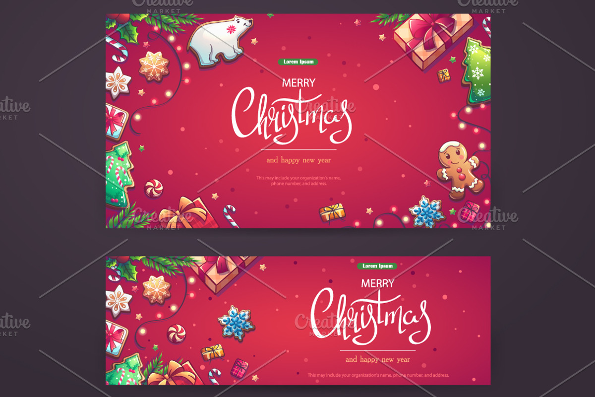 Merry Christmas and New Year 6, a Card Template by Nearbirds (Photo 2 of 5)