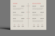 Clean and Minimalist Resume Template, a Resume Template by MightyDesign (Thumbnail 3 of 8)