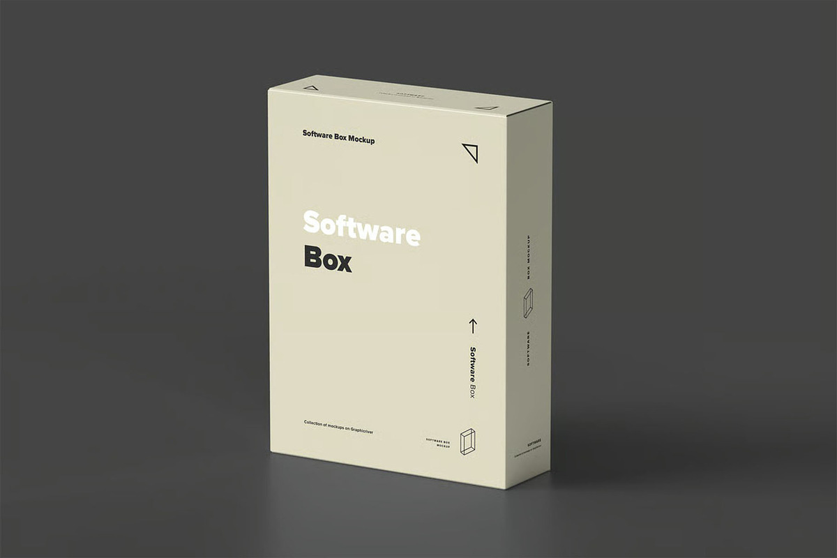 Software Box Mock-up, a Product Mockup by zippypixelstudio (Photo 12 of 16)