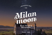 Milanmoon Decorative, a Serif Font by yantodesign (Thumbnail 2 of 9)
