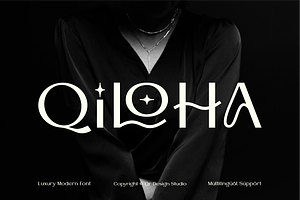 Qiloha - Elegant Brand Fashion Font, a Sans Serif Font by QR Design Studio