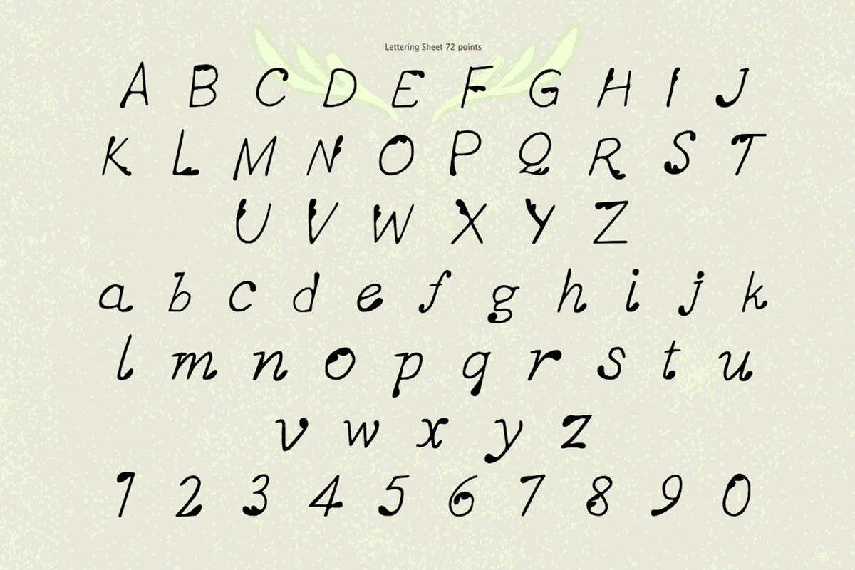 Hand-Drawn Reindeer Font preview 2