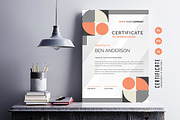 585. Modern Certificate Template, a Stationery Template by CreativeRezwan (Thumbnail 3 of 3)