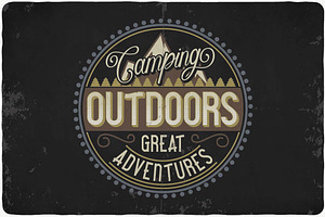 Camping Typeface