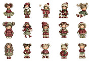 Winter Fashion Little Girl Clipart, an Illustration by designcity5 (Thumbnail 2 of 5)