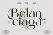 Belanciaga - Modern Sans Serif, a Sans Serif Font by Khoir (Thumbnail 1 of 11)