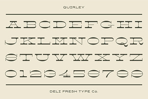 Quirley: A Western Slab Serif Font