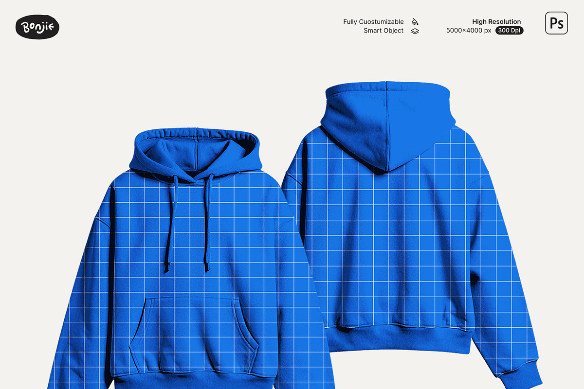 Kangooro Pullover Hoodie Mockup, a Hoody Mockup by Pipello Grafik (Photo 3 of 3)
