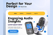 Podcast 3D Icons, an Object 3D Model by Rakata Studio (Thumbnail 4 of 7)