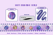 Bluebloom Soft Procreate Brushes, a Brush Add-On by ProcreateiBox (Thumbnail 2 of 8)
