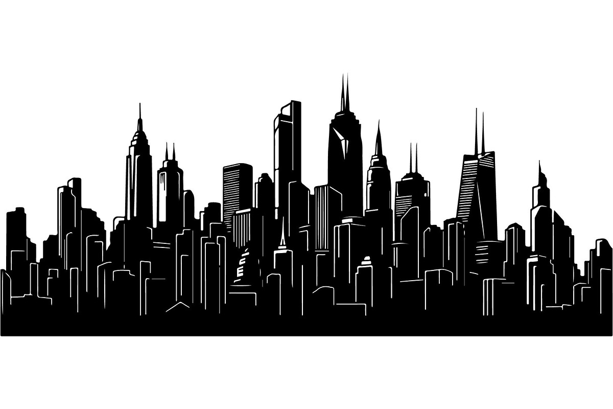 City Skyline Silhouette Bundle, an Object Graphic by Creativeshirt (Photo 7 of 20)