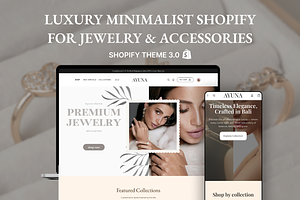 Ayuna - Luxury Jewelry Shopify Theme, a Shopify Template by AtelierDuVow