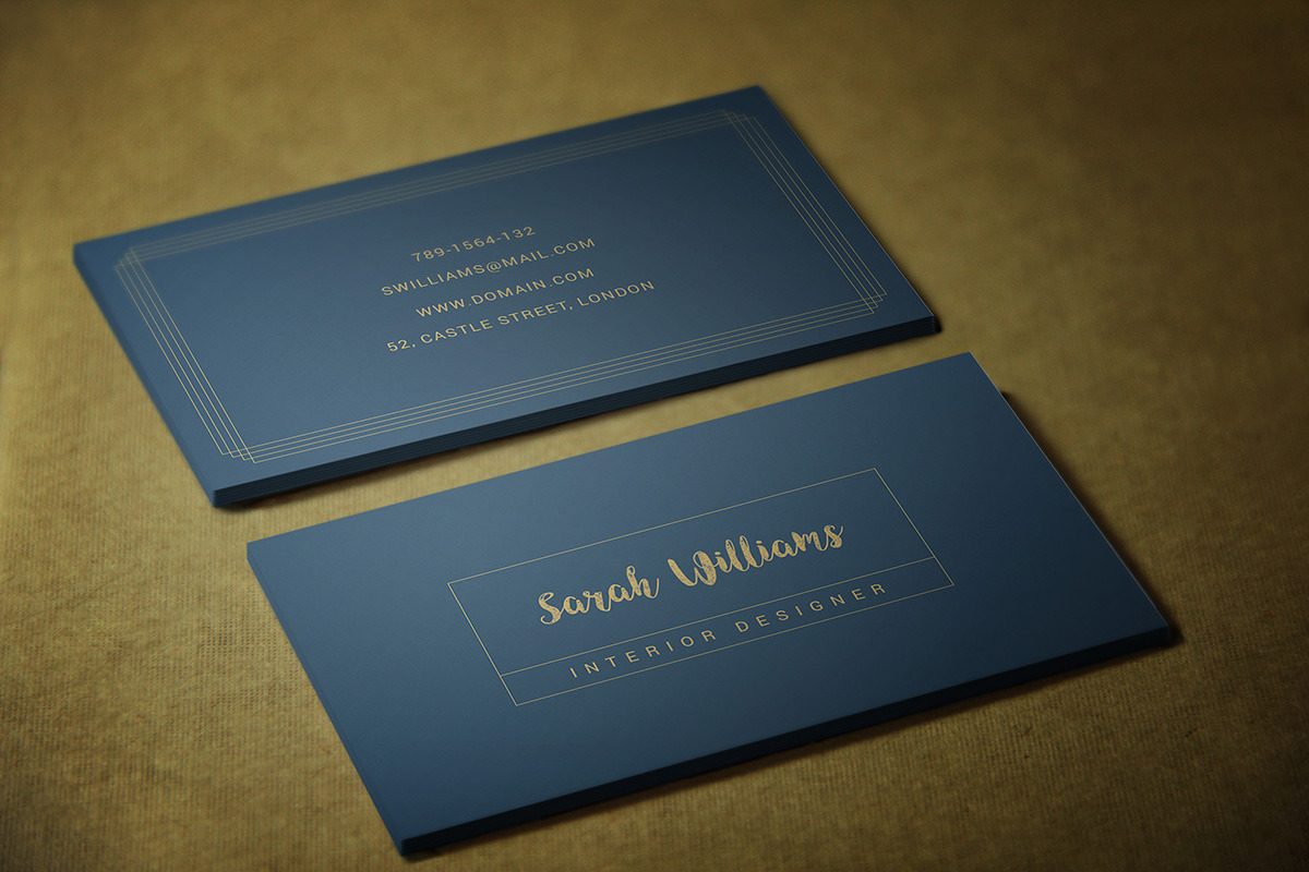Classic Business Card Template, a Business Card Template by PSD Storm (Photo 13 of 21)