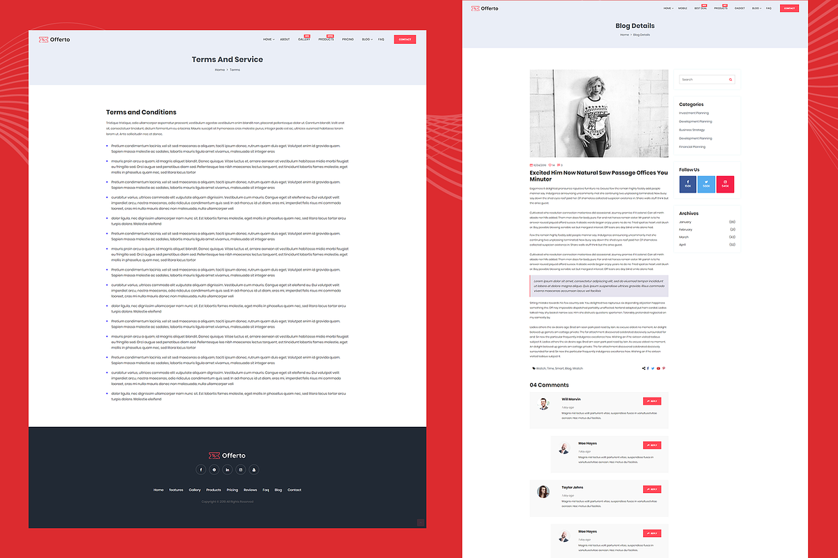 Offerto - Offer Landing Template, a HTML Template by THESOFTKING (Photo 3 of 3)