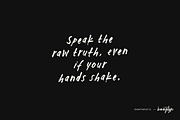 Rawthentic – Textured Marker Font, a Script Font by Letteratom (Thumbnail 4 of 8)