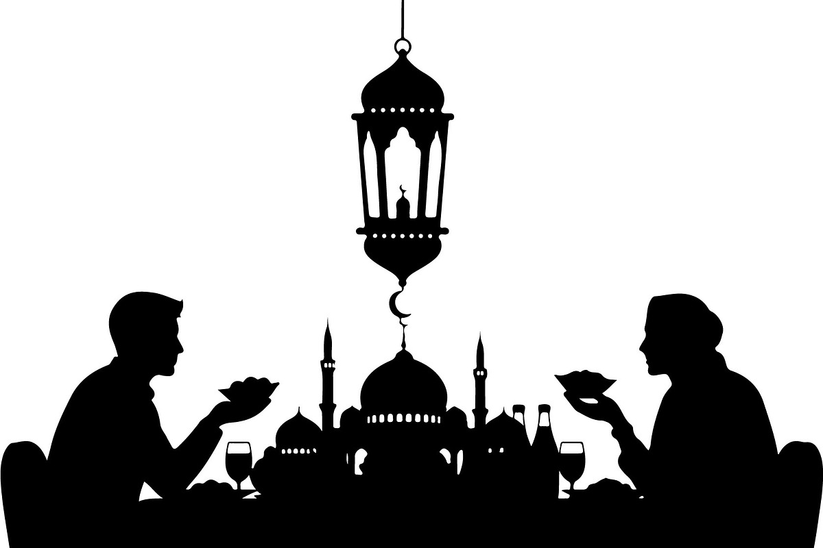 50 Ramadan Iftar Silhouette Bundle, an Illustration by Gfx_Store (Photo 25 of 49)