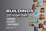 Building 3D Icons set, an Icon by Iwanistic (Thumbnail 1 of 6)